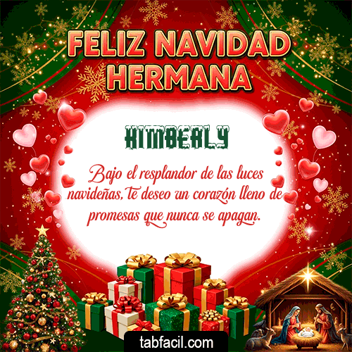 Ver GIF de Feliz Navidad Hermana GIF de Kimberly - Feliz Navidad Hermana