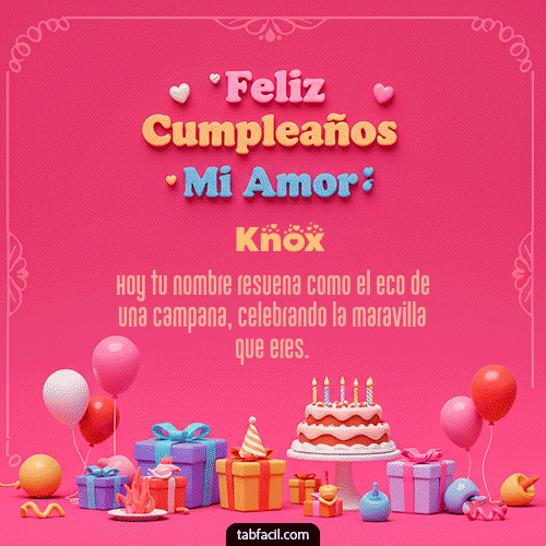 Feliz Cumpleaños Knox GIF
