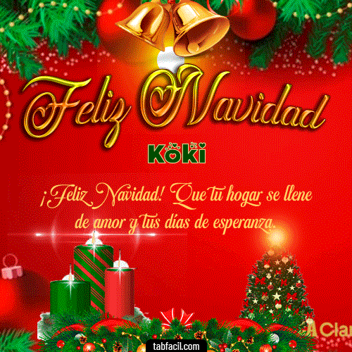 Feliz Navidad Koki GIF