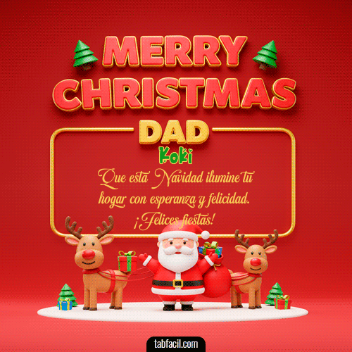 Feliz Navidad Koki GIF
