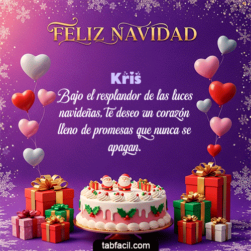 Feliz Navidad Kris GIF