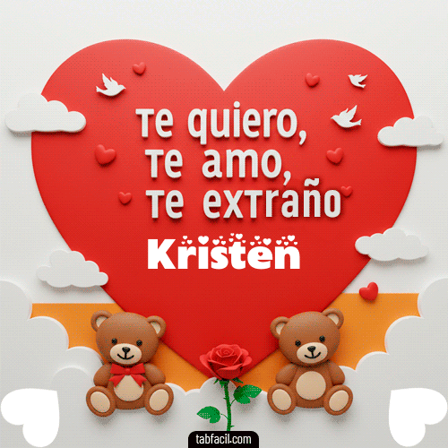 GIF de Kristen - Te quiero, Te  amo, Te extraño