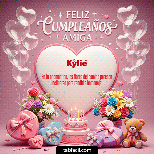 Feliz Cumpleaños Kylie GIF
