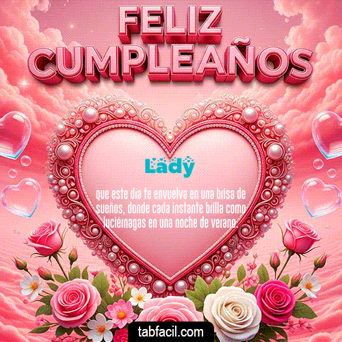 Feliz Cumpleaños Lady GIF