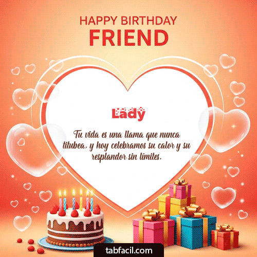 Feliz Cumpleaños Lady GIF