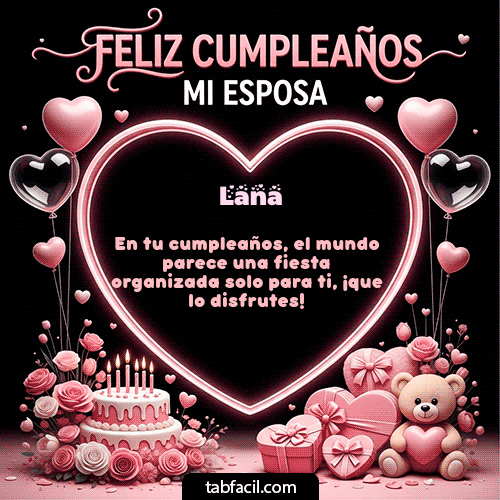 Feliz Cumpleaños Lana GIF