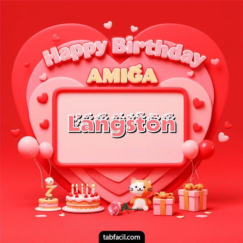Ver GIF de 🍰 Happy BirthDay Amiga GIF de Langston - 🍰 Happy BirthDay Amiga