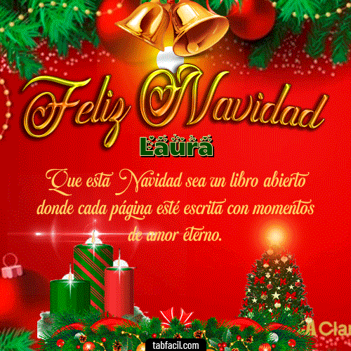 Ver GIF de Feliz Navidad GIF de Laura - Feliz Navidad