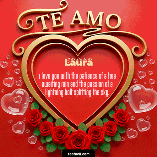 GIF de Laura - Te Amo