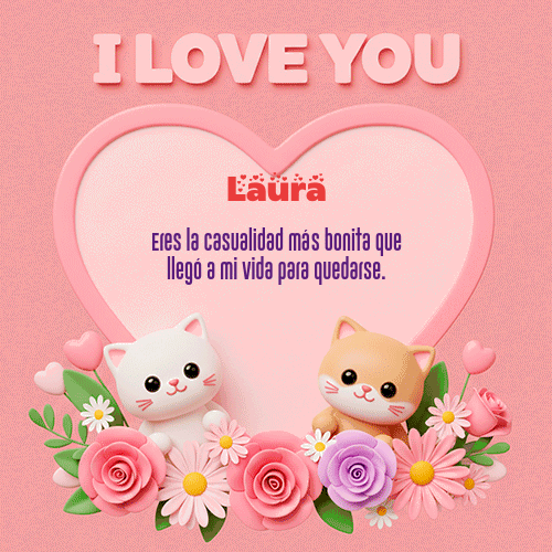 GIF de Laura - Te Amo!!!
