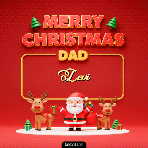 Ver GIF de Merry Christmas DAD GIF de Levi - Merry Christmas DAD