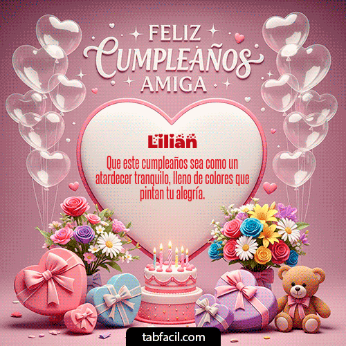 Feliz Cumpleaños Lilian GIF
