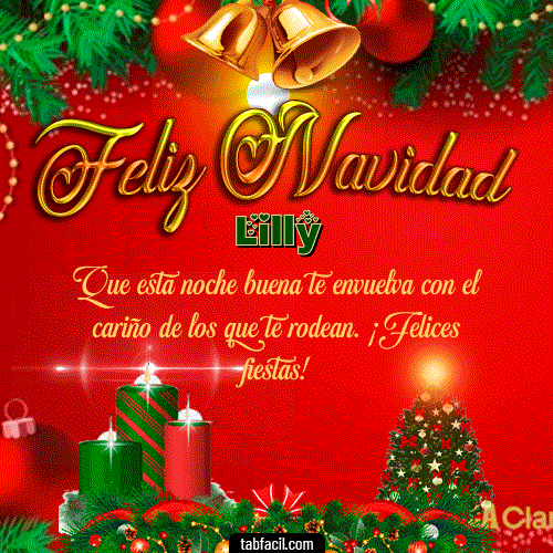 GIF de Lilly - Feliz Navidad