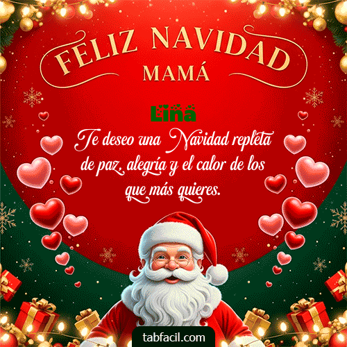 Ver GIF de Feliz Navidad Mamá GIF de Lina - Feliz Navidad Mamá