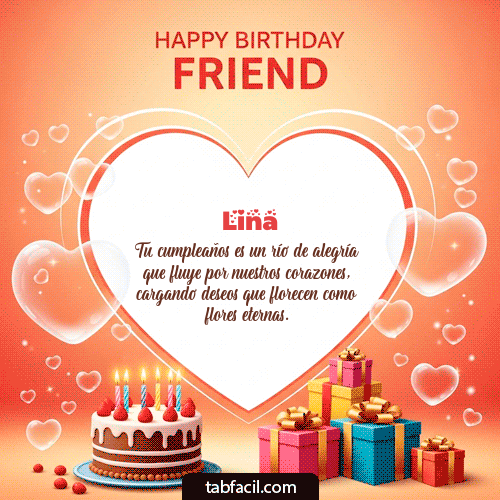 Feliz Cumpleaños Lina GIF