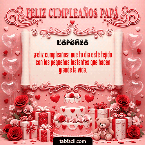 Feliz Cumpleaños Lorenzo GIF