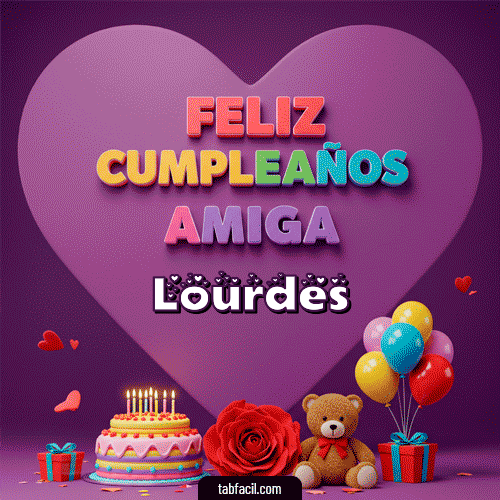 Ver GIF de 🎁 Feliz Cumpleaños Amiga GIF de Lourdes - 🎁 Feliz Cumpleaños Amiga