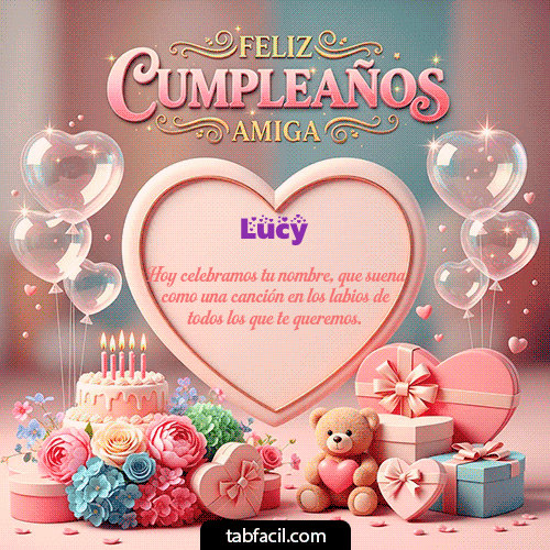 Feliz Cumpleaños Lucy GIF