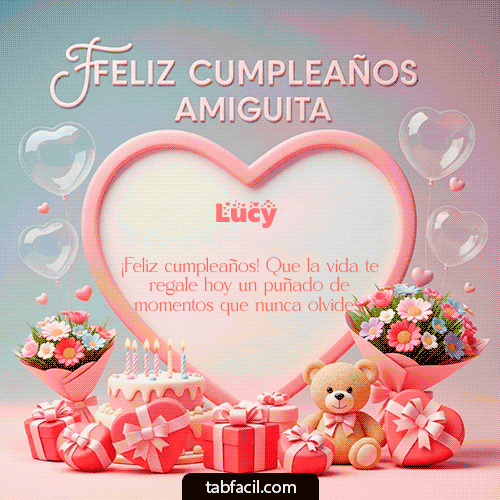 Feliz Cumpleaños Lucy GIF