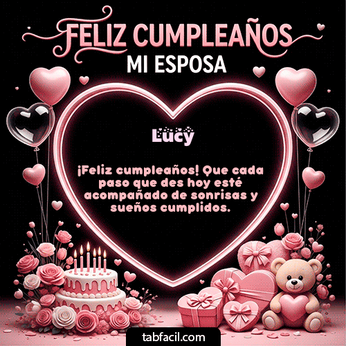 Feliz Cumpleaños Lucy GIF