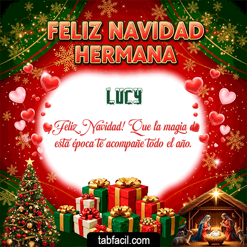 Ver GIF de Feliz Navidad Hermana GIF de Lucy - Feliz Navidad Hermana