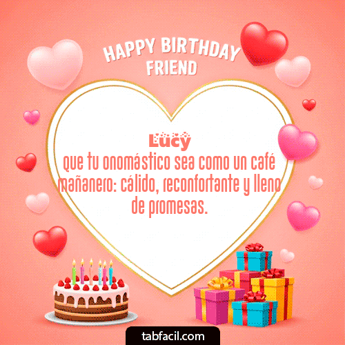 Feliz Cumpleaños Lucy GIF