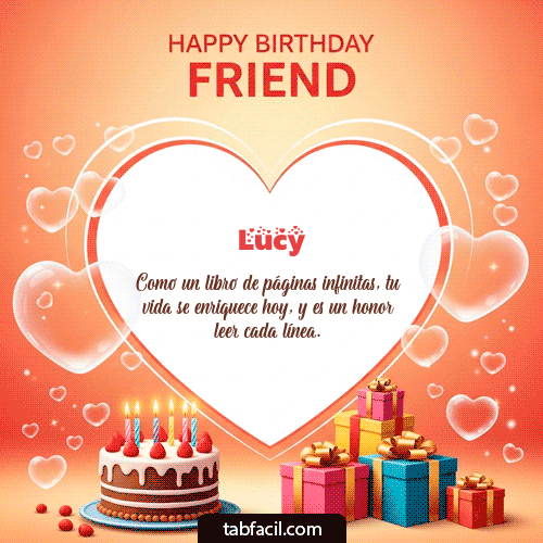 Feliz Cumpleaños Lucy GIF