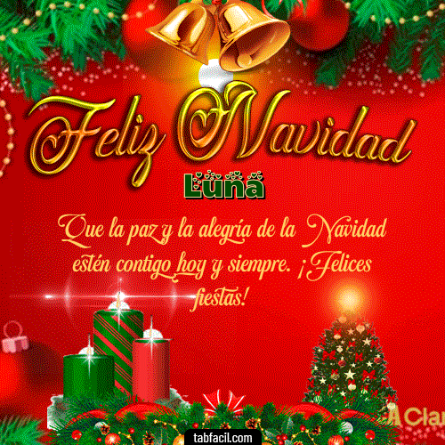 Ver GIF de Feliz Navidad GIF de Luna - Feliz Navidad