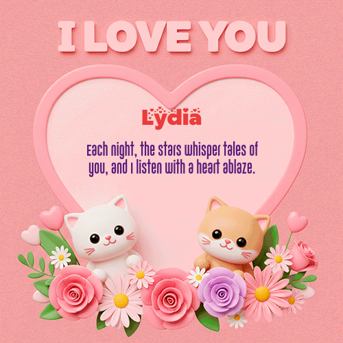 GIF de Lydia - Te Amo!!!