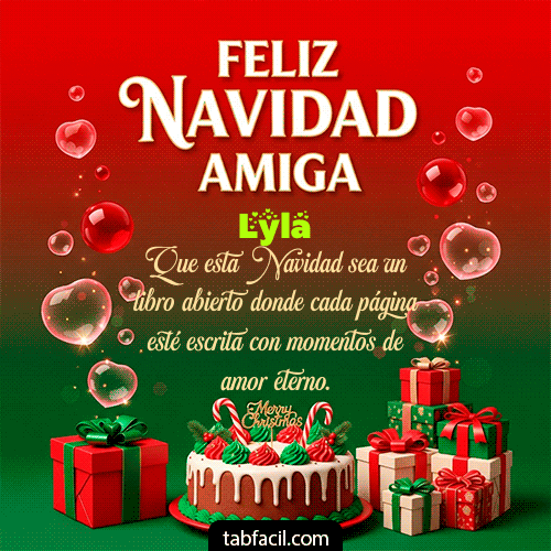 GIF de Lyla - Feliz Navidad Amiga