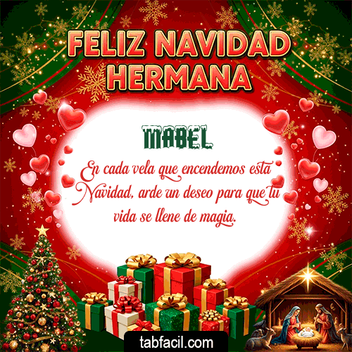 Ver GIF de Feliz Navidad Hermana GIF de Mabel - Feliz Navidad Hermana