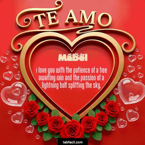 GIF de Mabel - Te Amo