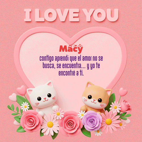 Feliz Dia Amor Macy GIF