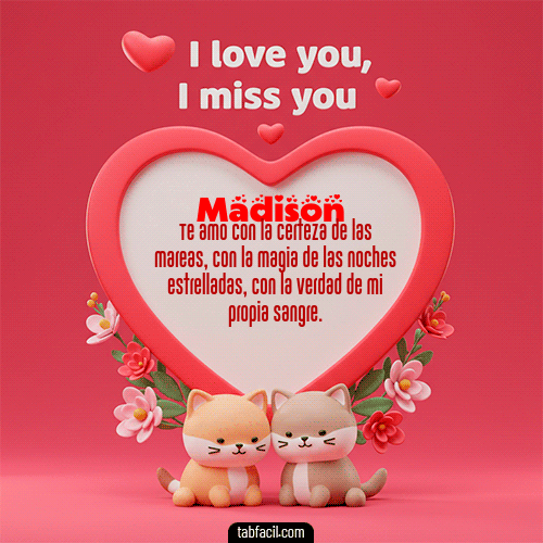 Feliz Dia Amor Madison GIF