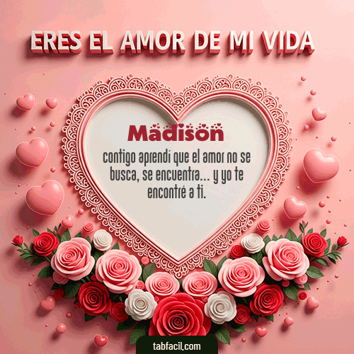 Feliz Dia Amor Madison GIF