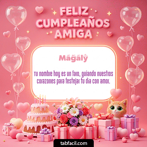 Feliz Cumpleaños Magaly GIF