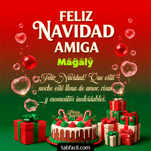 Feliz Navidad Magaly GIF