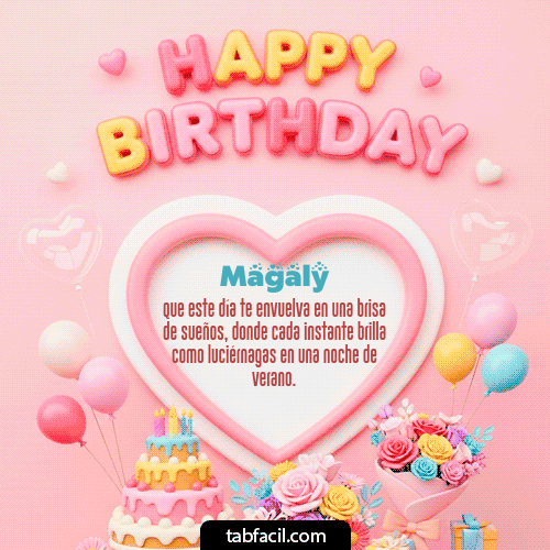 Feliz Cumpleaños Magaly GIF