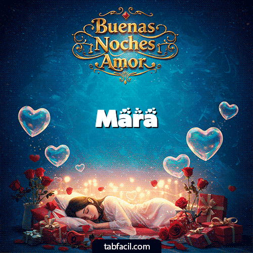 GIF de Mara - Buenas Noches Angel Luna Hada