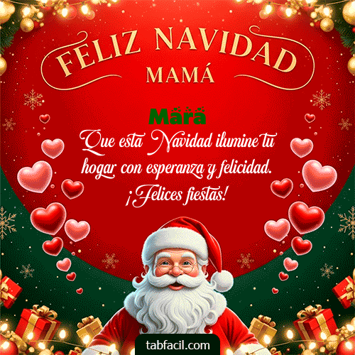 GIF de Mara - Feliz Navidad Mamá