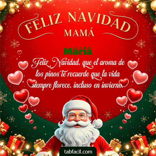 Ver GIF de Feliz Navidad Mamá GIF de Maria - Feliz Navidad Mamá