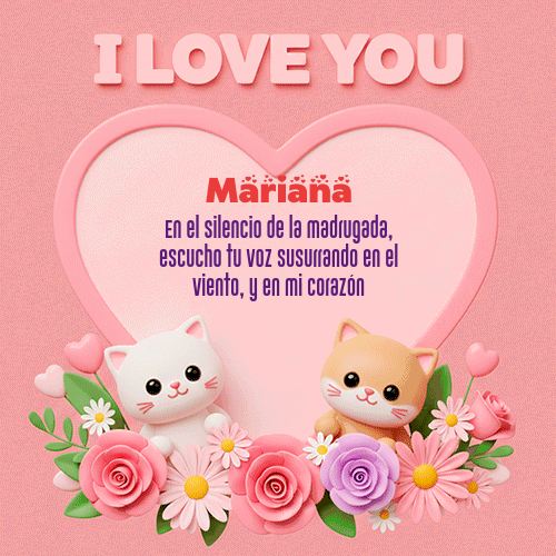 GIF de Mariana - Te Amo!!!