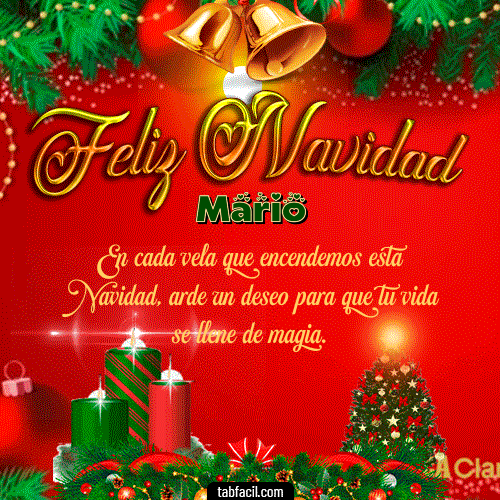 GIF de Mario - Feliz Navidad