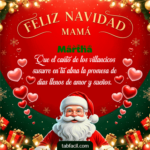 Ver GIF de Feliz Navidad Mamá GIF de Martha - Feliz Navidad Mamá