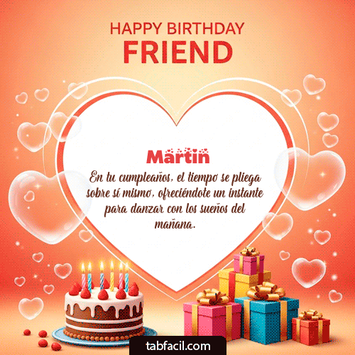 Feliz Cumpleaños Martin GIF