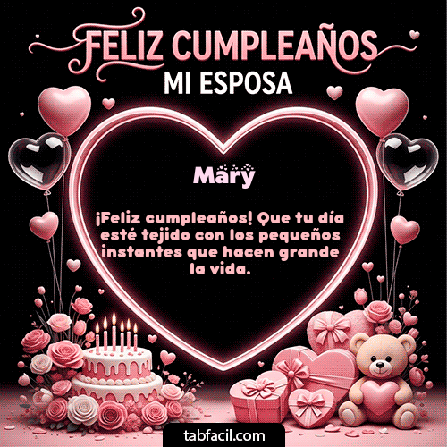 Feliz Cumpleaños Mary GIF