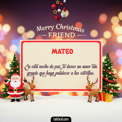 Ver GIF de Merry Christmas Friend GIF de Mateo - Merry Christmas Friend