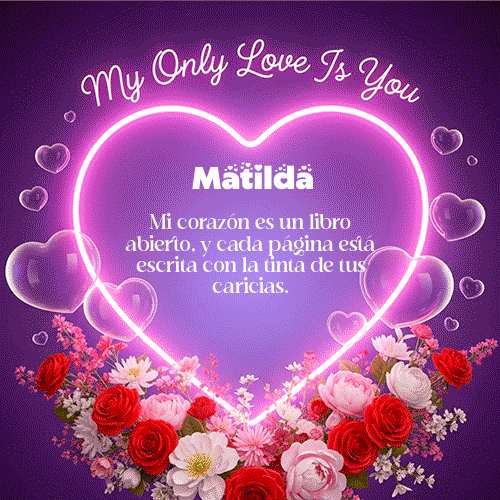 Feliz Dia Amor Matilda GIF