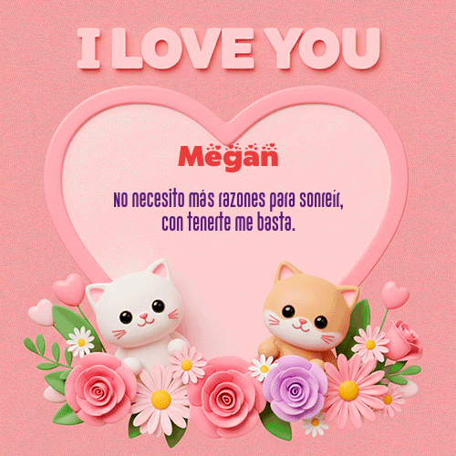 GIF de Megan - Te Amo!!!