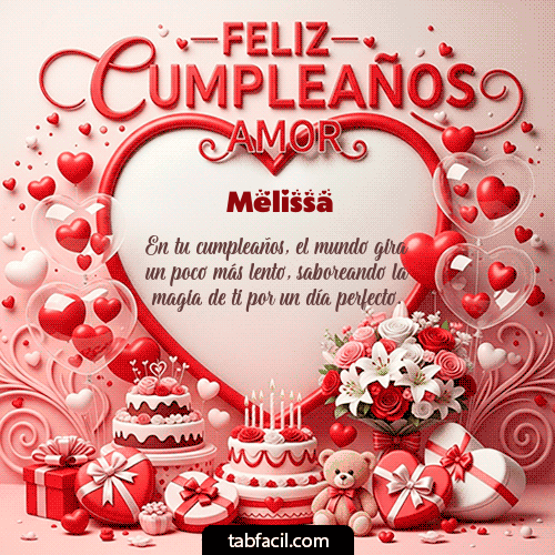 Feliz Cumpleaños Melissa GIF